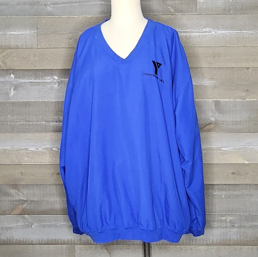Badger Sport YMCA Countryside V-Neck Unisex Oversized Pullover Jacket